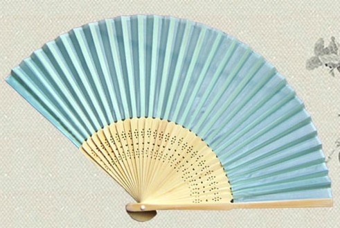 light-blue-silk-wedding-fan