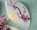 Beautiful flower wedding fan