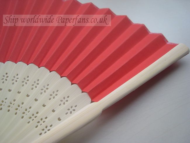paper red fan wholesale-