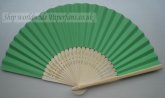 Green wedding paper folding fan
