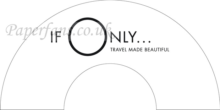 printing promotional paper fan-