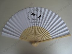 quality wedding hand fans perso