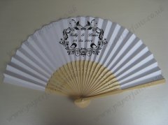Custom paper wedding fan hot se