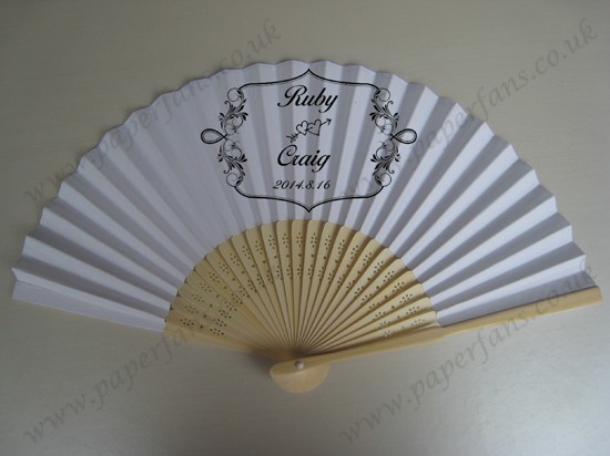personalized wedding favor wedding fans
