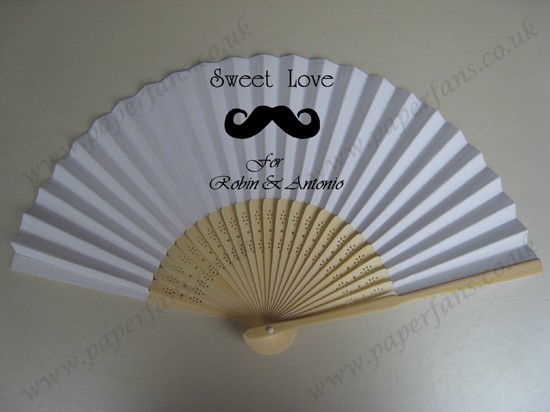folding paper hand fans customized