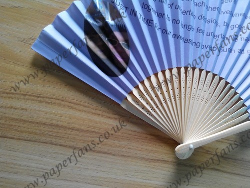 wedding party supplies personalized paper fans
