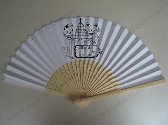 souvenir gift personalized wedding favor fans
