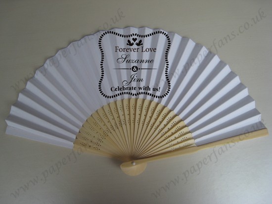 quality fashion personalized fans for wedding