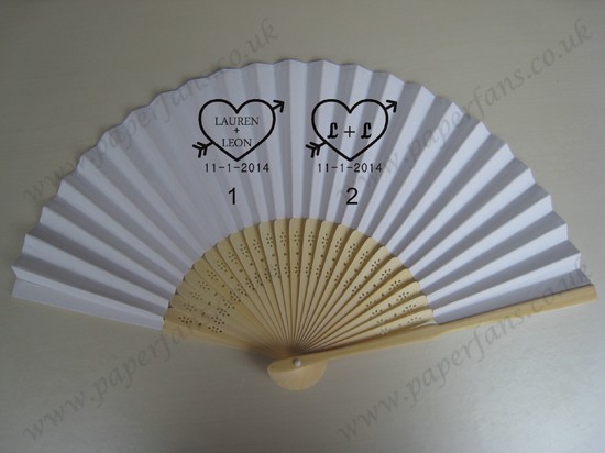 customized printed promotion folding fans