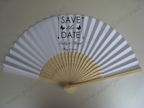 wedding paper fans personalized wedding decoration