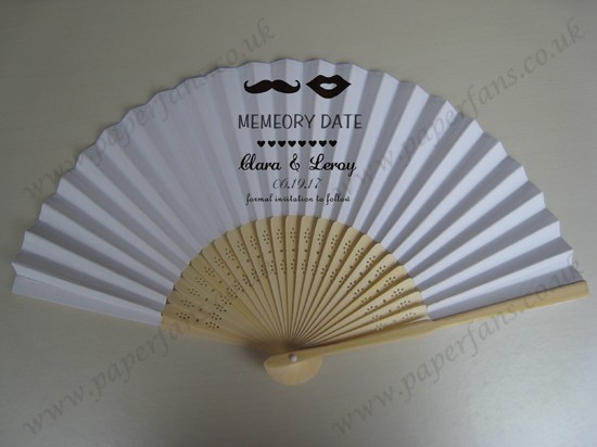 personalized cheap folding fans of wedding