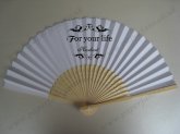 hot wedding favors hand fans pe