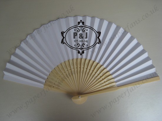 design fans wedding favor personalized