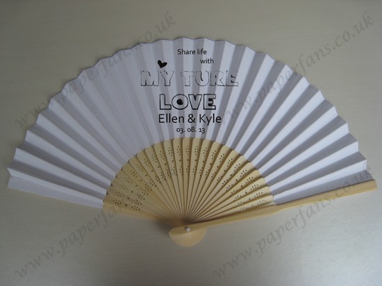new designed wedding favor fans personalized fans