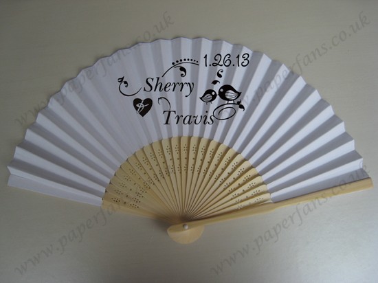 personalized customer printed hand fans for promotion
