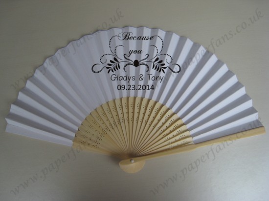 decorative wooden folding fans for wedding
